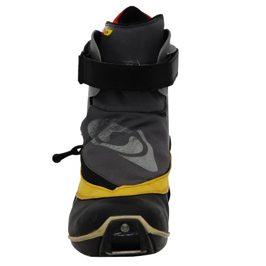 Chaussure fond occasion Skating SALOMON skate yellow + fixation SNS profil