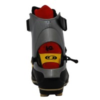 Chaussure fond occasion Skating SALOMON skate yellow + fixation SNS profil