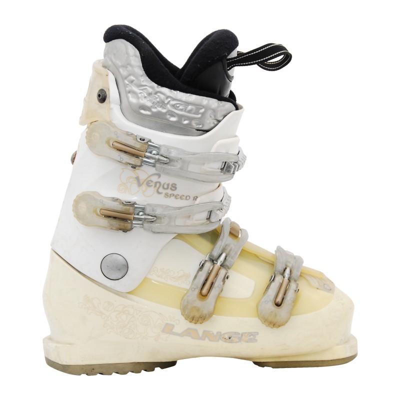 Chaussure de Ski Occasion femme Lange Venus speed R blanc/beige qualité A