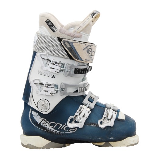 Chaussure de Ski Occasion Tecnica Mach 1 w blanc bleu qualité A