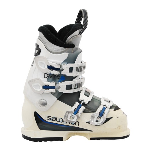 Chaussure de ski occasion Salomon Divine 550 blanc/bleu