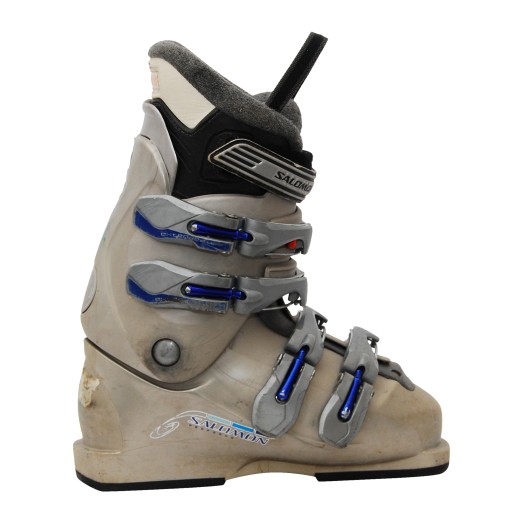 Chaussure de ski occasion Salomon performa beige 