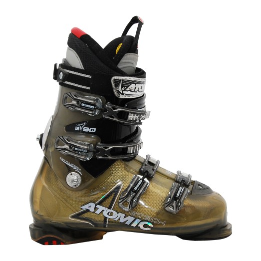 Atomic B90 brown adult used ski boot