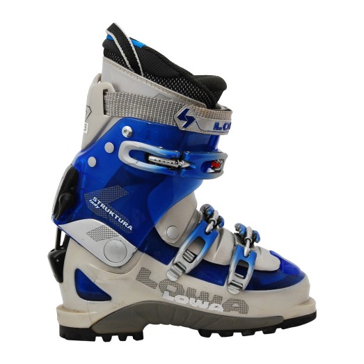 Chaussure de ski randonnée occasion Lowa Struktura lady bleu gris