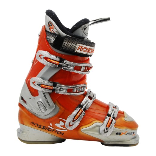 Adult used ski boots Rossignol exalts orange