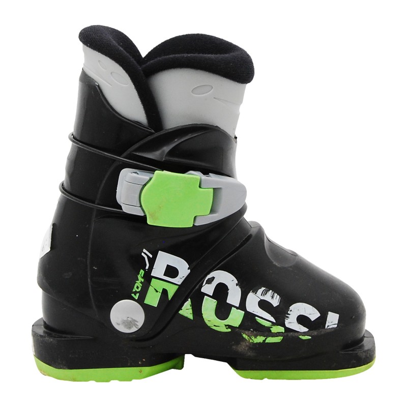 Chaussure ski occasion junior Rossignol comp j noir blanc vert qualité A