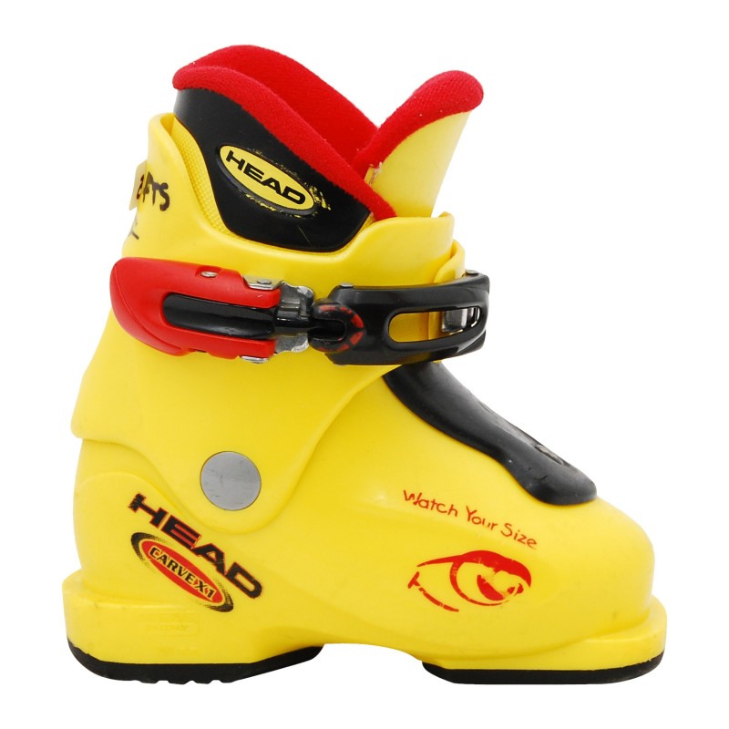 Chaussure de ski Junior Occasion Head Carve X2 X3 jaune
