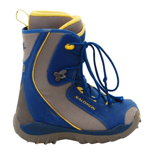 Boots occasion junior Salomon Thalapus noir/gris/rouge