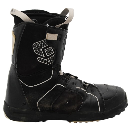 Boots occasion Salomon kamooks noir logo blanc