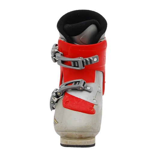 Chaussure de Ski Occasion Junior Salomon T2 T3 gris rouge qualité A