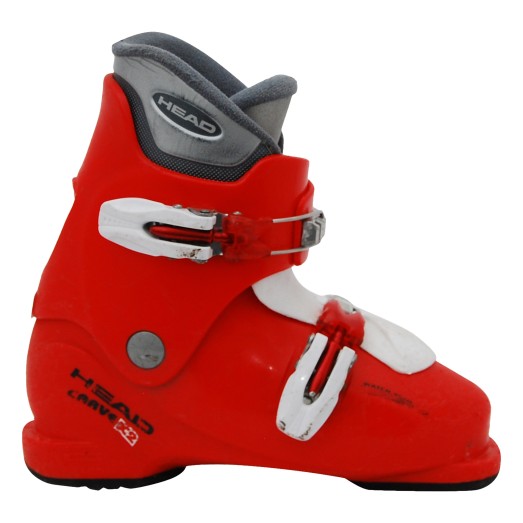 Chaussure de ski occasion junior Head carve X rouge