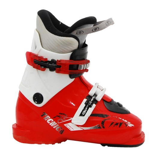 Chaussure de ski Occasion Junior Tecnica rj rouge et blanche