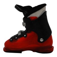 Chaussure occasion Salomon T2 T3 rouge translucide noir