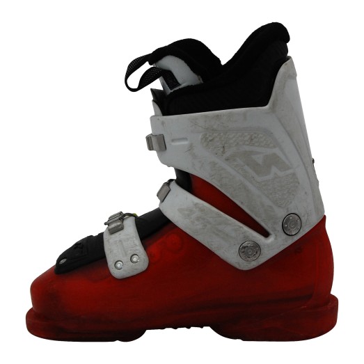 Chaussure de Ski Occasion Junior Nordica firearrow blanc et rouge qualité A