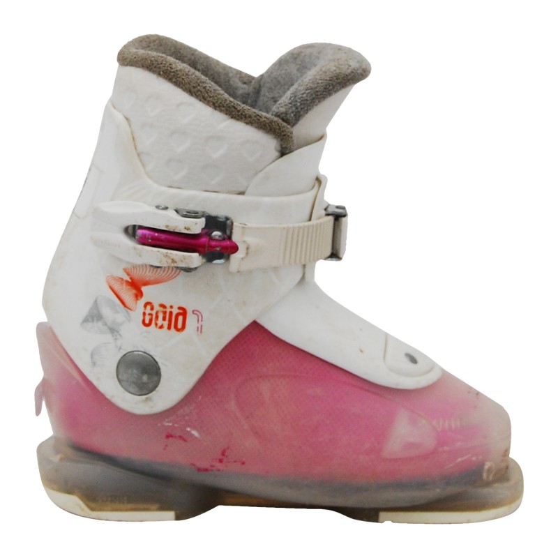 Chaussure de ski occasion Dalbello junior gaia 3/4 rose blanc
