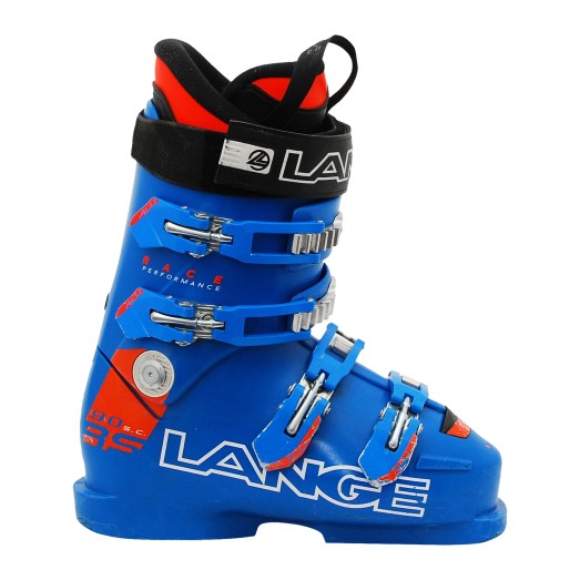 Chaussure de Ski Occasion Junior Lange RS 90 SC bleu orange - Qualité A