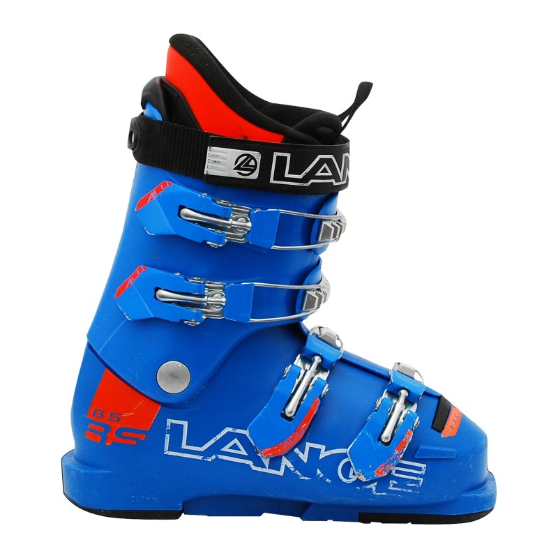 Chaussure de Ski Occasion Junior Lange RSJ 65 bleu/orange qualité A