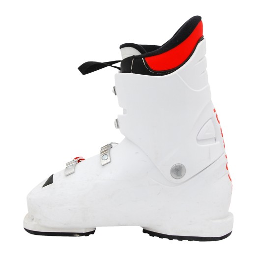 Chaussure de ski occasion junior Rossignol Hero J3/J4 orange bleu qualité A