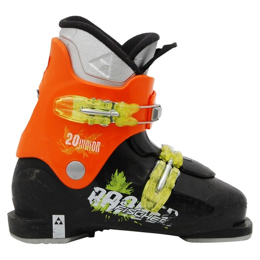 Chaussure de ski occasion junior Fischer race 4 noir/blanc
