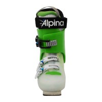 Chaussure de ski junior occasion Alpina discovery noir et rouge