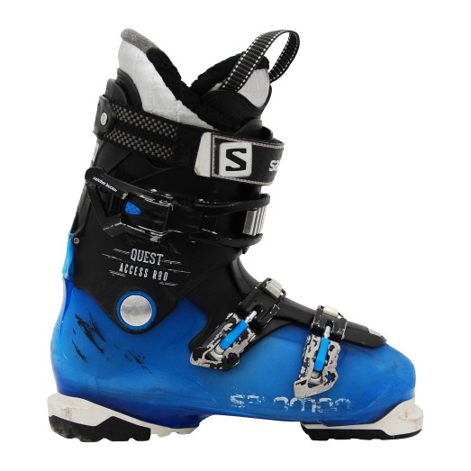 Chaussures de ski occasion Salomon Quest access R80 bleu qualité A