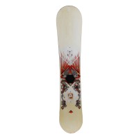  Snowboard used Burton White collection + fixation