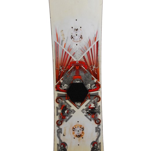 Snowboard occasion Burton White collection Qualité A + fixation