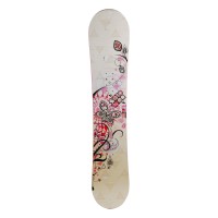 Snowboard occasion Salomon Lotus papillon Qualité A + fixation
