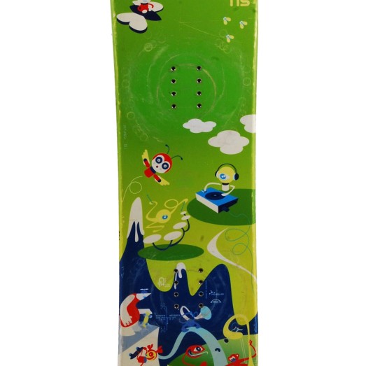 Equipo de snowboard junior Salomon team green + hull mount