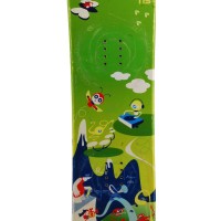 Equipo de snowboard junior Salomon team green + hull mount
