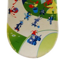 Junior snowboard Salomon team green + montaggio scafo