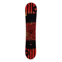  Rossignol junior snowboard Scan negro rojo + montaje en el casco