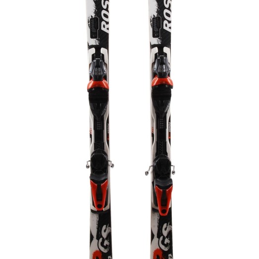  Ski used Rossignol 9 GS WC Ti white black + bindings