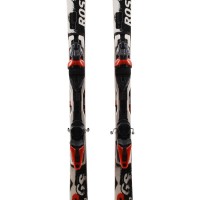  sci utilizzato Rossignol 9 GS WC Ti bianco nero + attacchi
