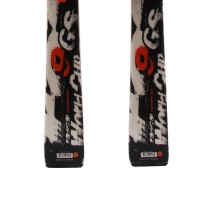  Ski used Rossignol 9 GS WC Ti white black + bindings