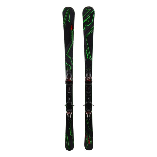  Usato sci Nordica Fire Arrow 80 Ti nero / verde + attacchi