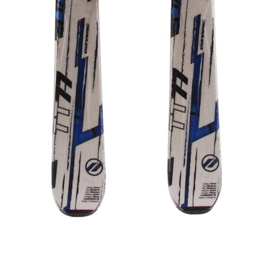  Used ski Dynamic TT 77 white / blue + bindings