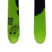  Rossignol Storm gris púrpura esquí + fijaciones