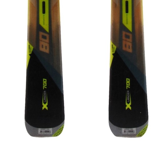  Ski verwendet Wedze Xlander 500 Orange + Bindungen