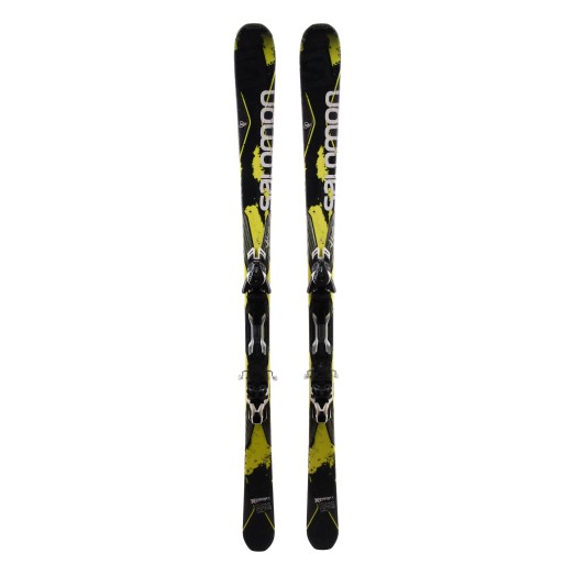  Ski Salomon X Drive 80r TI White / Blue / Yellow + Bindings