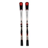  Used ski Dynastar CR 72 black and white + bindings
