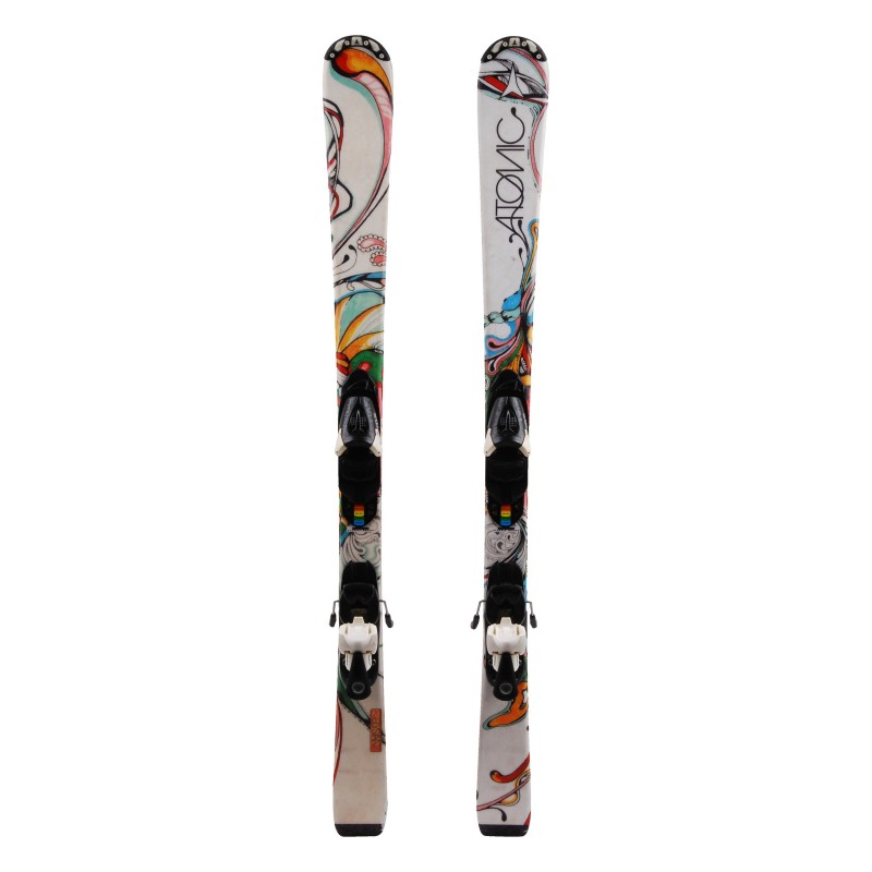  Esquí junior Atomic Elysian multicolor + fijaciones