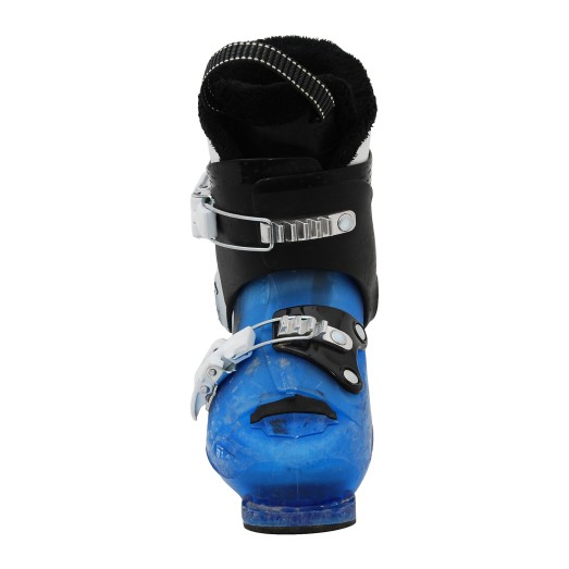  Junior Salomon T2 T3 Rot Transluzent Schwarz Skischuh