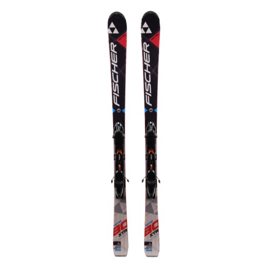  Used ski Fischer XTR Motive 80 black / white / red + bindings