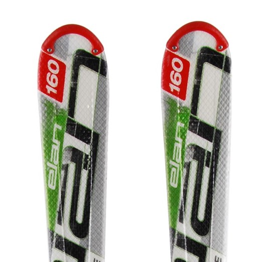  Sci utilizzato Elan Exar Erise Verde + fissaggi