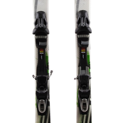  Sci utilizzato Elan Exar Erise Verde + fissaggi