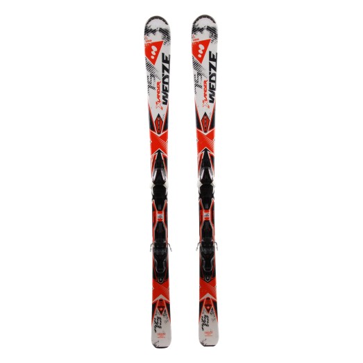  Used ski Wedze Xlander 75 white and orange + bindings
