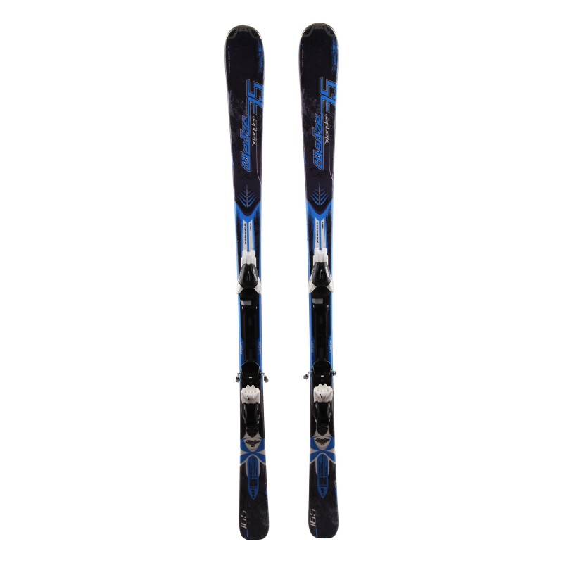  esquí usado Wedze Xlander 75 azul + fijaciones
