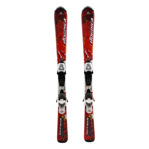 Ski occasion junior Nordica Hot Rod Qualité A + fixations