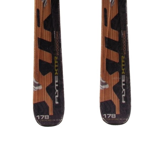  esquí utilizado Tecnopro Flyte XTR madera + fijaciones